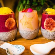 chia mango pudding