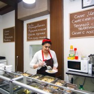 interior in cafe