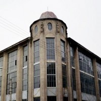 Abandoned casino building